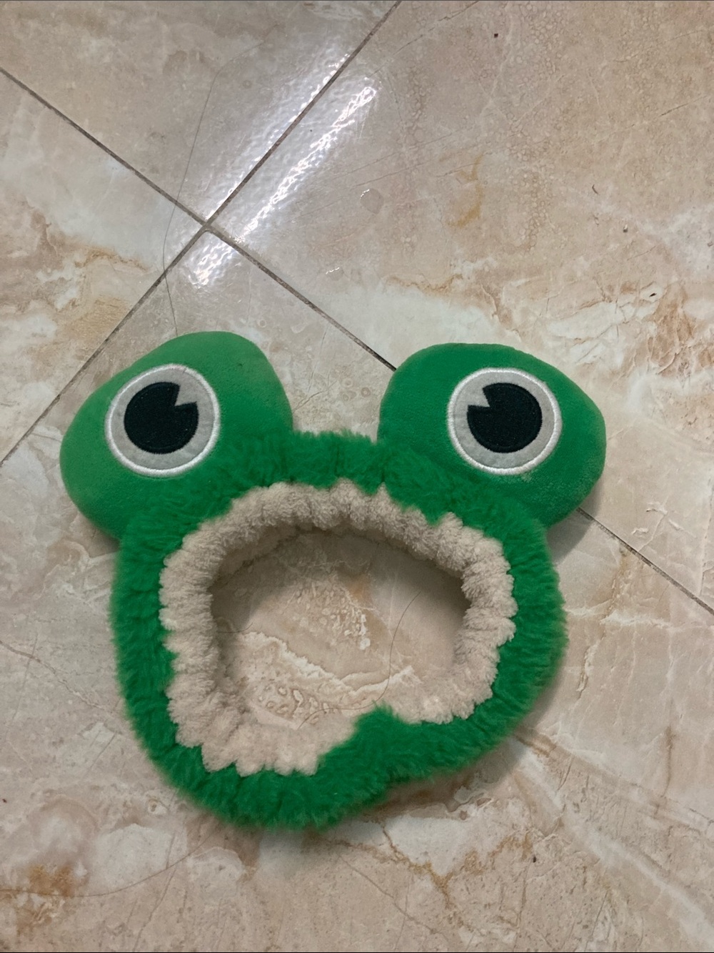 Green Frog Plush Headband for Kids